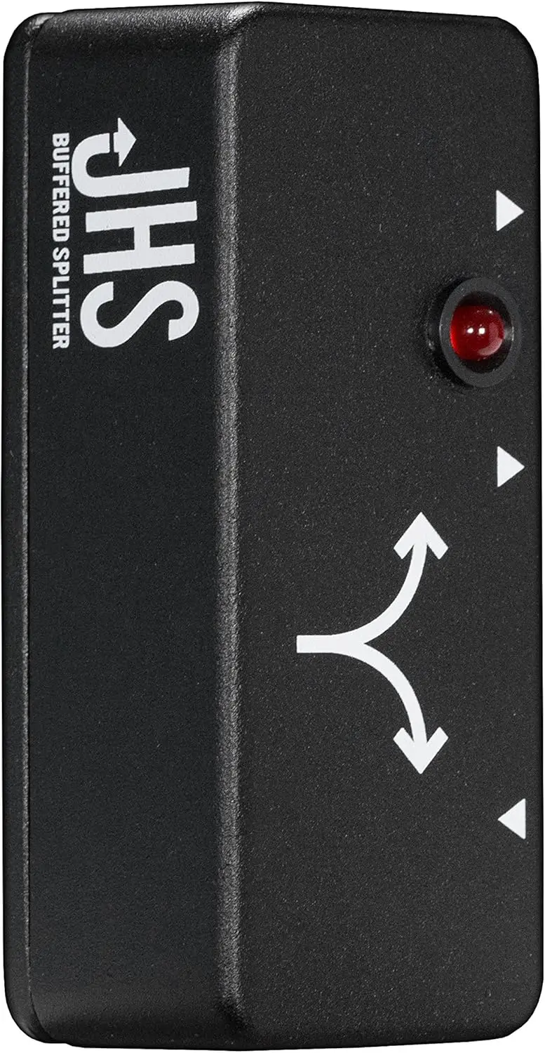 Guitar Signal Splitter Buffer Pedal - True Bypass, Compact Design for Pedalboard