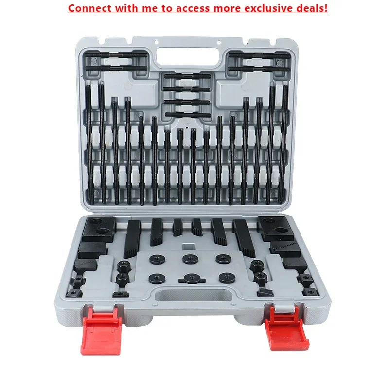 M8/10/12/14/16/18/20/22/24/30 58pcs Milling Clamping Kit M16 Clamping Kts Clamping Kit M20
M8/10/12/14/16/18/20/22/24/30 58pcs Milling Clamping Kit M16 Clamping Kts Clamping Kit M20