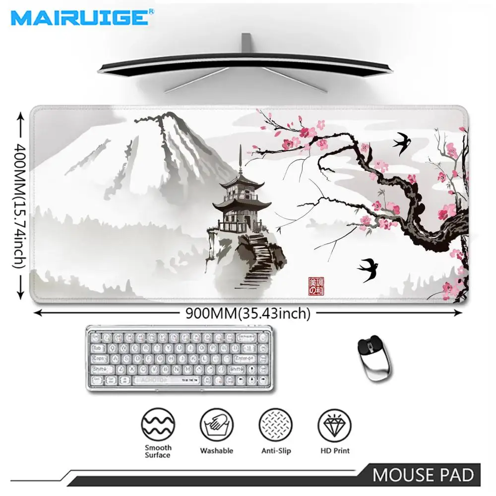 Cherry blossoms Mount Fuji Mouse Pad XXL 90X40cm Computer Keyboard Gaming Mats Desk Mat Large Mousepad 40X45 Table Pads gamer
Cherry blossoms Mount Fuji Mouse Pad XXL 90X40cm Computer Keyboard Gaming Mats Desk Mat Large Mousepad 40X45 Table Pads gamer