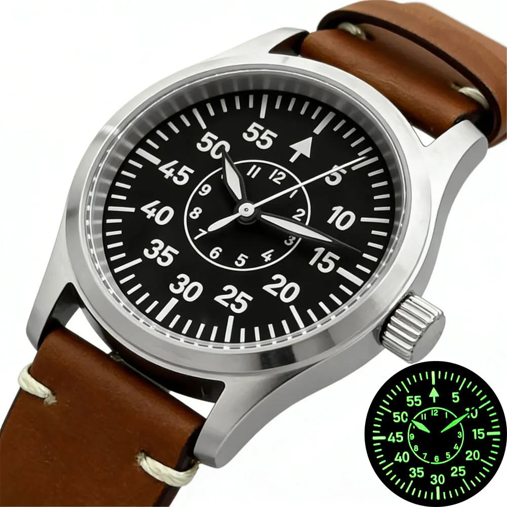 36mm/39mm man watch for NH35/miyota 8215 automatic movement Luxury Green luminous Sapphire glass Pilot watches
36mm/39mm man watch for NH35/miyota 8215 automatic movement Luxury Green luminous Sapphire glass Pilot watches