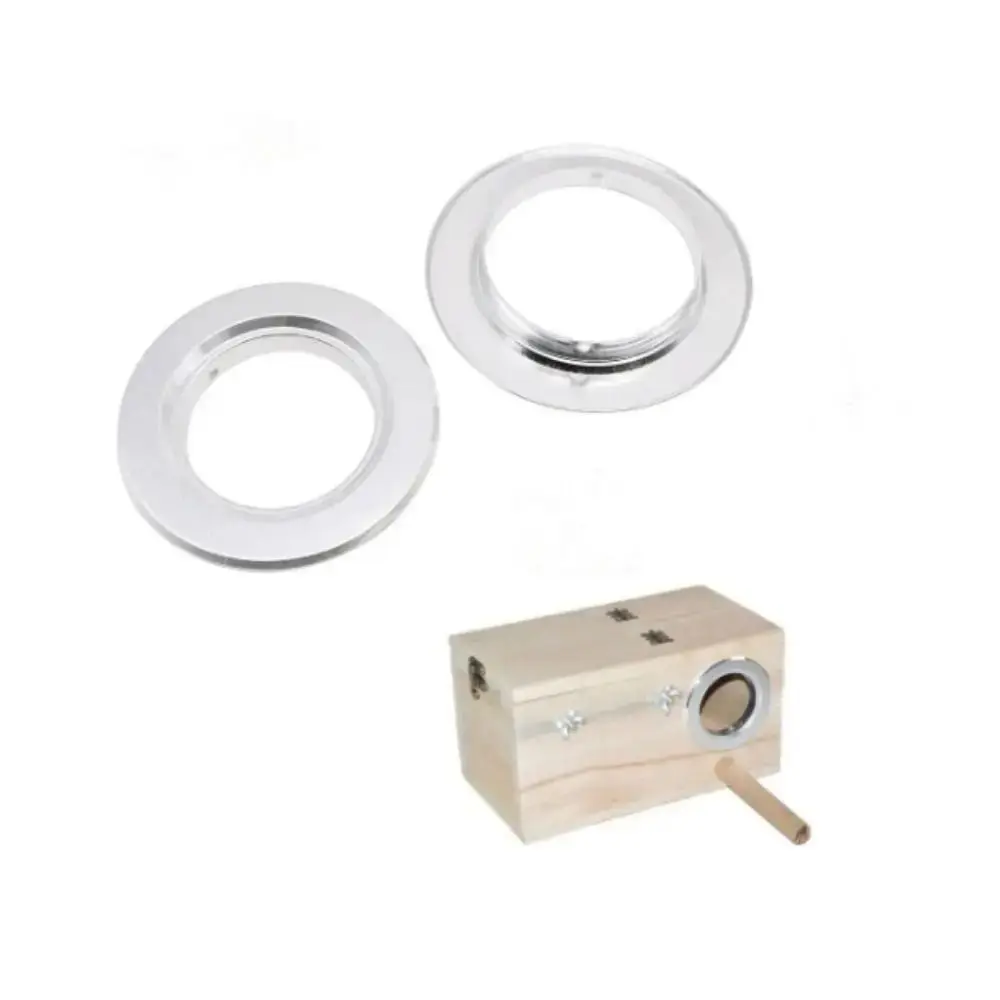 Protection Aluminum Bird's Nest Door Round Entrance Anti-bite House Hole Breeding Anti-gnawing Pet Case Nest Ring Bird
Protection Aluminum Bird's Nest Door Round Entrance Anti-bite House Hole Breeding Anti-gnawing Pet Case Nest Ring Bird