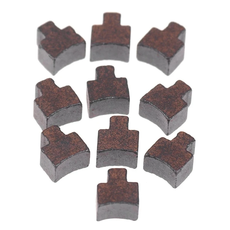 Durable Motor Carbon Brushes 10x/Set Replacement for DC Motor Accessories 6.2x5.4x3.6x3.9mm/0.24x0.21x0.14x0.15'' for RS
Durable Motor Carbon Brushes 10x/Set Replacement for DC Motor Accessories 6.2x5.4x3.6x3.9mm/0.24x0.21x0.14x0.15'' for RS