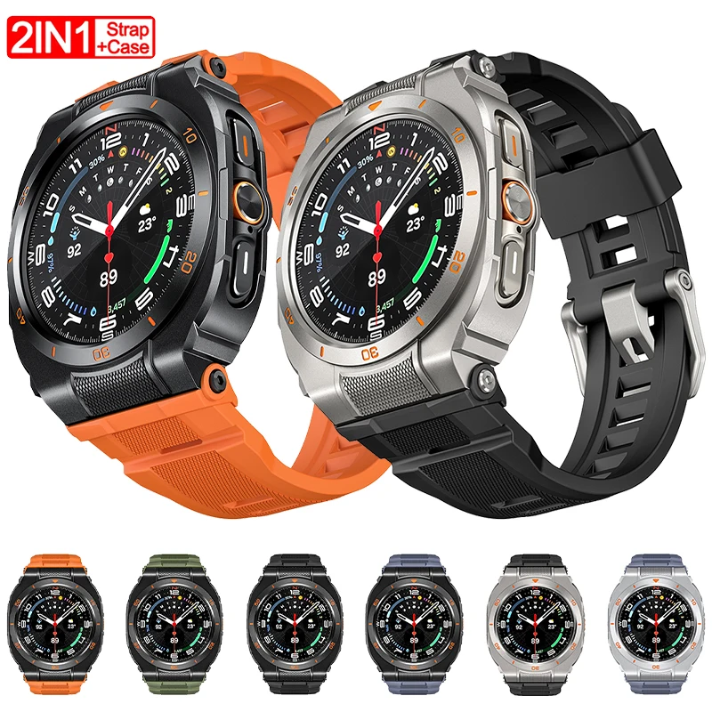 Комплект для роскошной модификации Samsung Galaxy Watch Ultra 47 мм 2025: металлический защитный корпус и силиконовый ремешок для Galaxy Watch Ultra 47 мм
Комплект для роскошной модификации Samsung Galaxy Watch Ultra 47 мм 2025: металлический защитный корпус и силиконовый ремешок для Galaxy Watch Ultra 47 мм