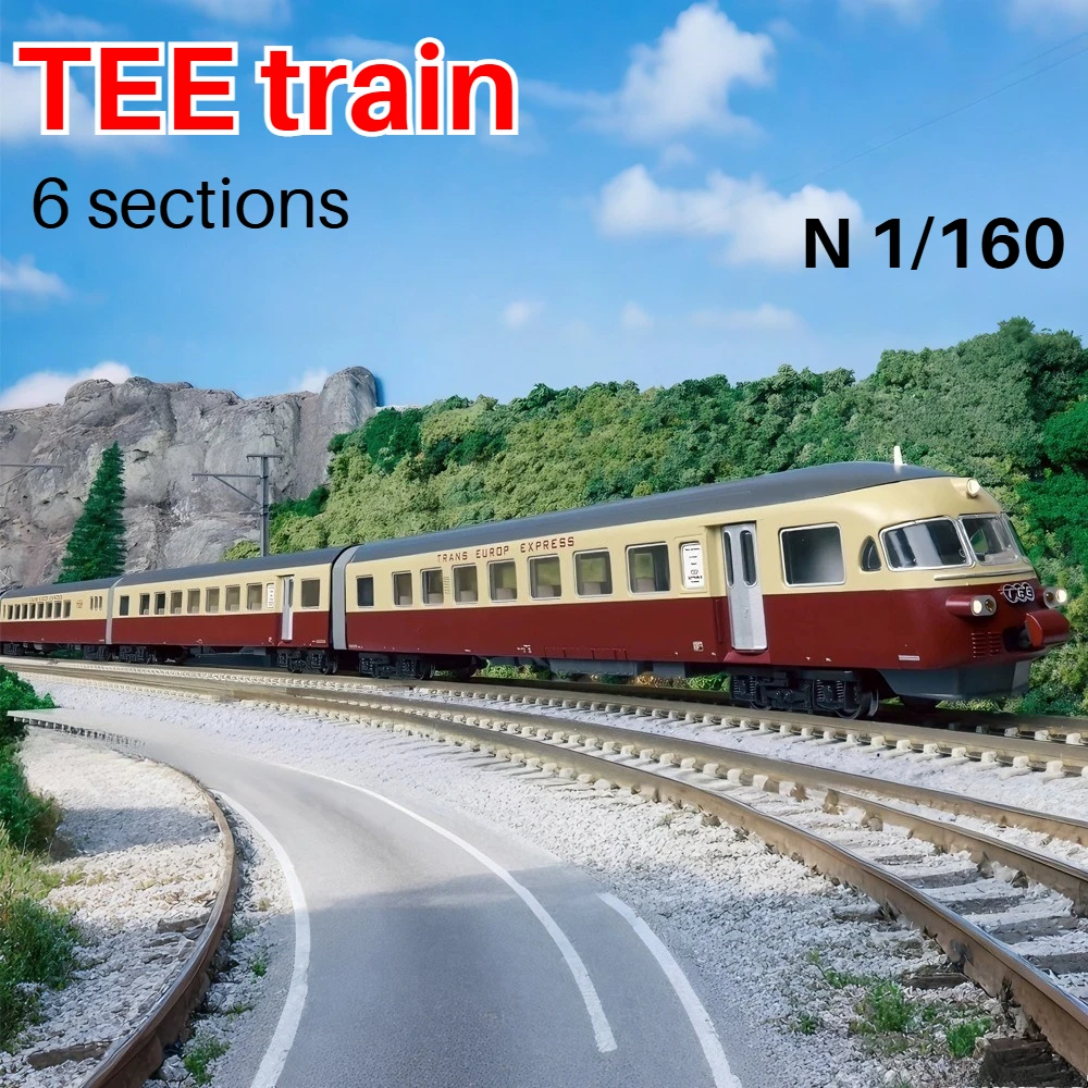 KATO N Type 1/160 Model Train TEE Type International Train 110-781 6 Carriage Powered Train Set Adult Toy Gift
KATO N Type 1/160 Model Train TEE Type International Train 110-781 6 Carriage Powered Train Set Adult Toy Gift