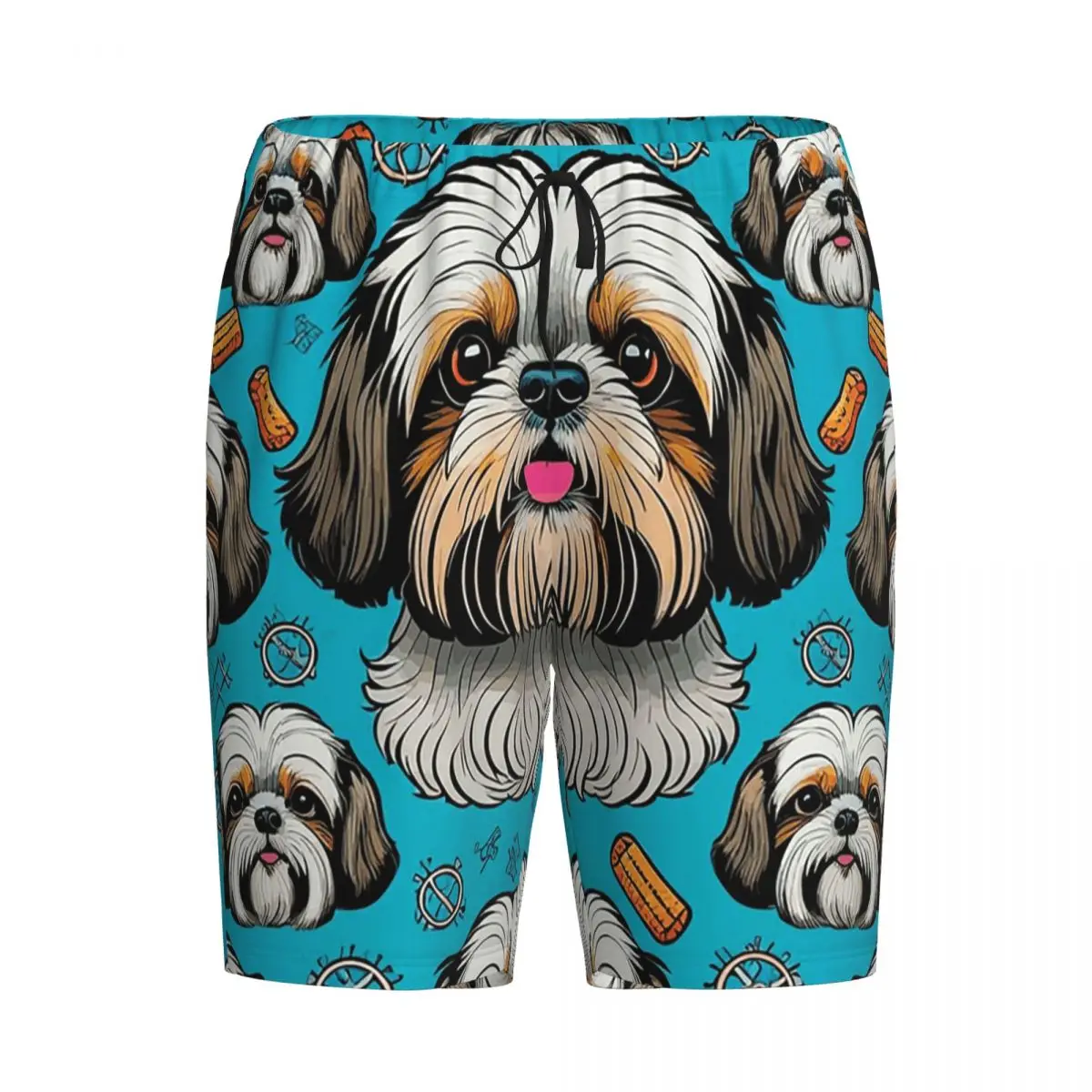 Мужские пижамные штаны с принтом ши-тцу для любителей собак, домашняя одежда для сна и отдыха
Мужские пижамные штаны с принтом ши-тцу для любителей собак, домашняя одежда для сна и отдыха