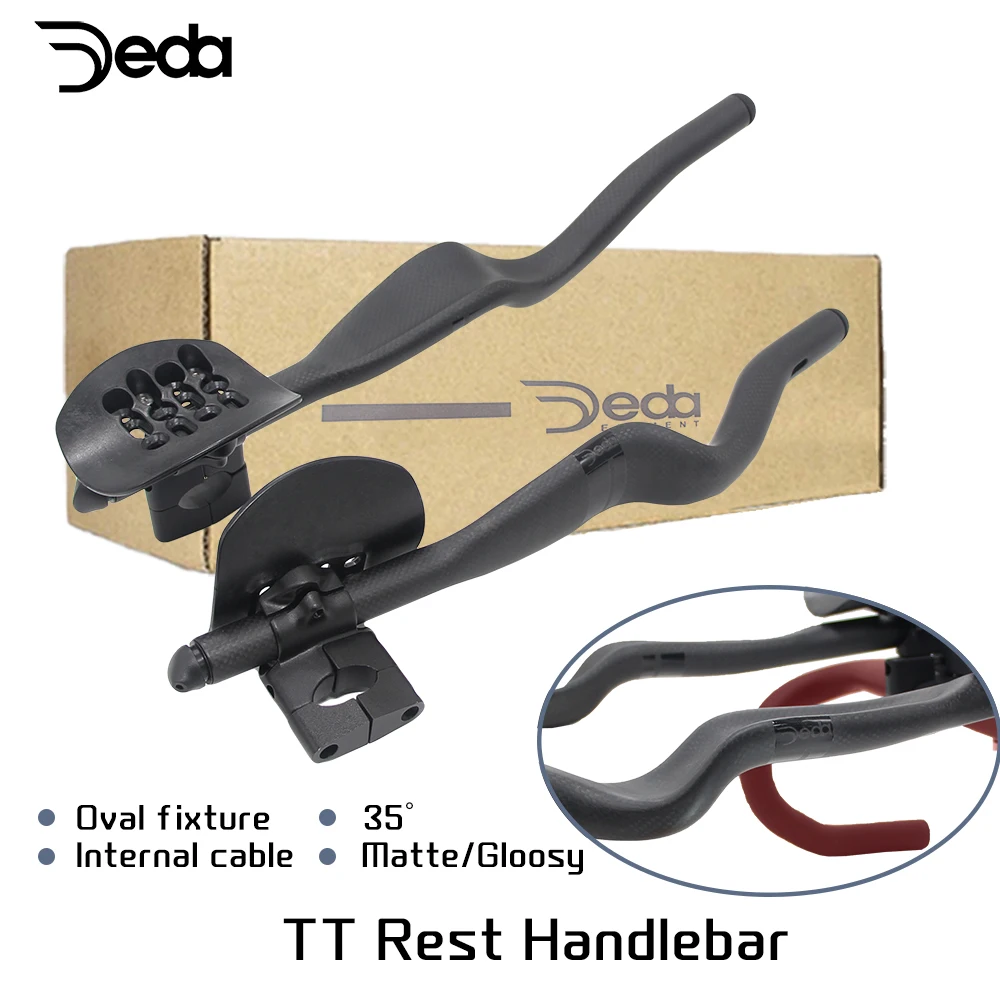 DEDA-Road Bike Triathlon Time Trial,3K Carbon Matte/Glossy Bicycle Rest TT Handlebar 35° for Aero Extension Handlebar
DEDA-Road Bike Triathlon Time Trial,3K Carbon Matte/Glossy Bicycle Rest TT Handlebar 35° for Aero Extension Handlebar
