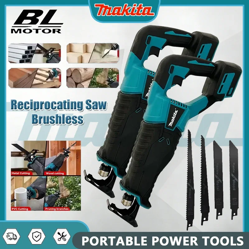 Бесщеточная сабельная пила Makita, аккумуляторная, портативная, с 4 пильными полотнами, совместима с аккумуляторами 20В и 18В
Бесщеточная сабельная пила Makita, аккумуляторная, портативная, с 4 пильными полотнами, совместима с аккумуляторами 20В и 18В