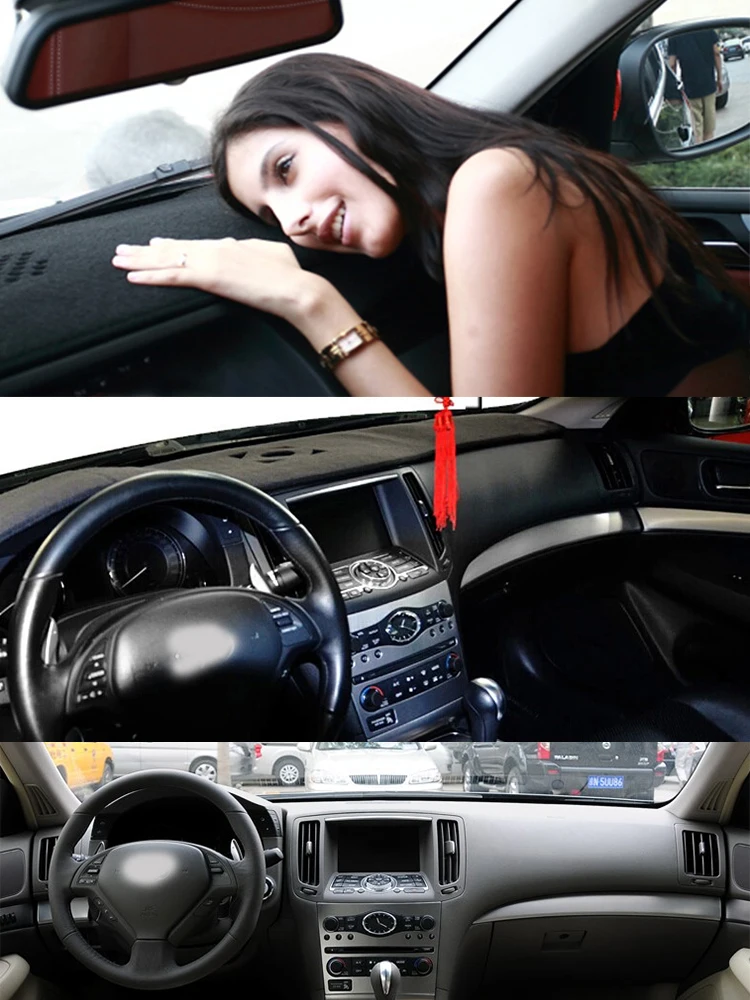 For 2007-2013 Infiniti G25 G35 G37x HV36 CV36 V36 Dashmat Dashboard Cover Instrument Panel Sunscreen Pad Anti-Dirt Ornaments
For 2007-2013 Infiniti G25 G35 G37x HV36 CV36 V36 Dashmat Dashboard Cover Instrument Panel Sunscreen Pad Anti-Dirt Ornaments