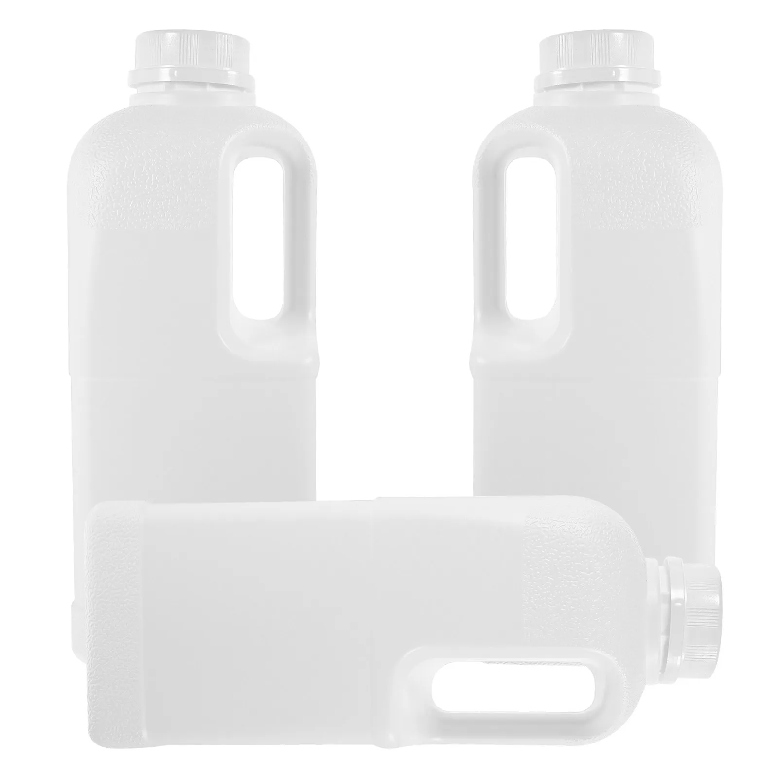 3Pcs 2 Gallon Water Jug with Leak Proof Cap Ergonomic Handle Reusable Bpa Free Food Grade Plastic Storage Container for Home
3Pcs 2 Gallon Water Jug with Leak Proof Cap Ergonomic Handle Reusable Bpa Free Food Grade Plastic Storage Container for Home