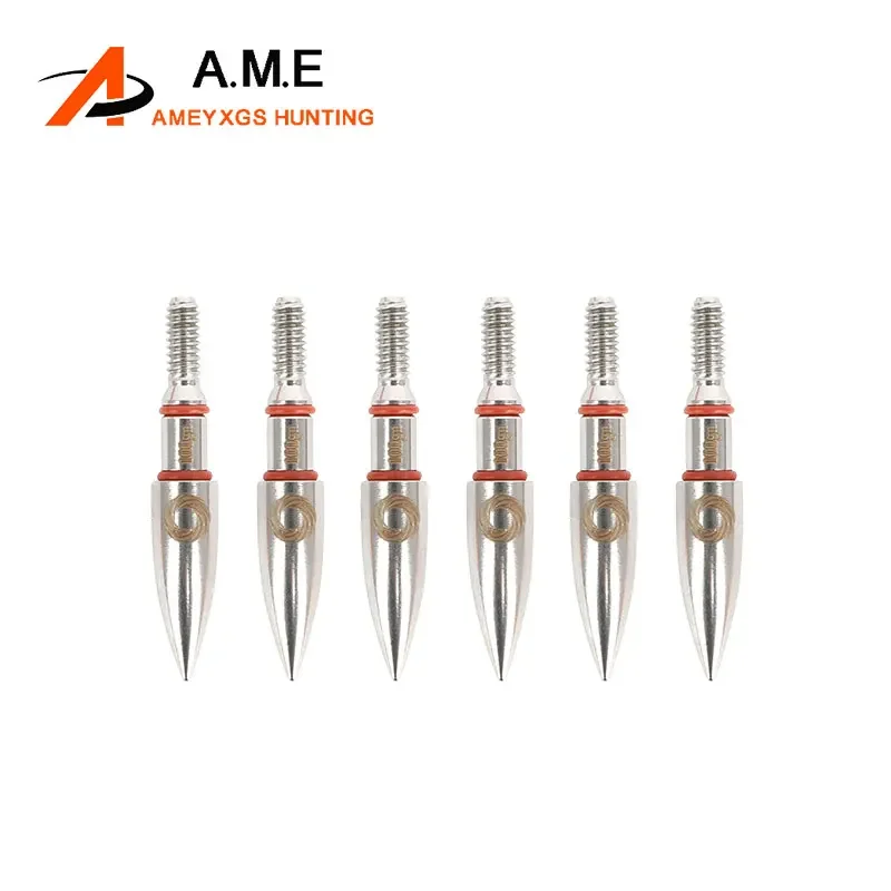 100 Grain Target Arrowheads 6/12/18/24pcs Archery Alloy Arrow Point ID6.2mm OD 7.08/7.2/7.4/7.6mm Bow Hunting Shooting Arrow Tip
100 Grain Target Arrowheads 6/12/18/24pcs Archery Alloy Arrow Point ID6.2mm OD 7.08/7.2/7.4/7.6mm Bow Hunting Shooting Arrow Tip