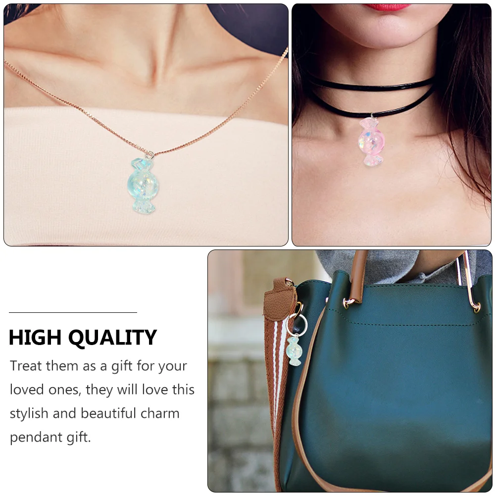 30pcs Candy Pendant Charms Keychain Necklace DIY Jewelry Making Elegant Lovely Gifts Accessories Resin Crafts
30pcs Candy Pendant Charms Keychain Necklace DIY Jewelry Making Elegant Lovely Gifts Accessories Resin Crafts