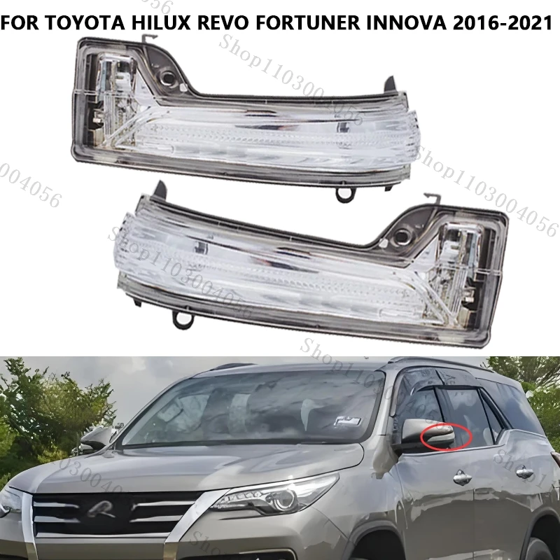Car Accessories Door Side Mirror Turn Signal Light For Toyota Hilux Revo Fortuner Innova 2016-2021 LED Rearview Mirror Lamp
Car Accessories Door Side Mirror Turn Signal Light For Toyota Hilux Revo Fortuner Innova 2016-2021 LED Rearview Mirror Lamp