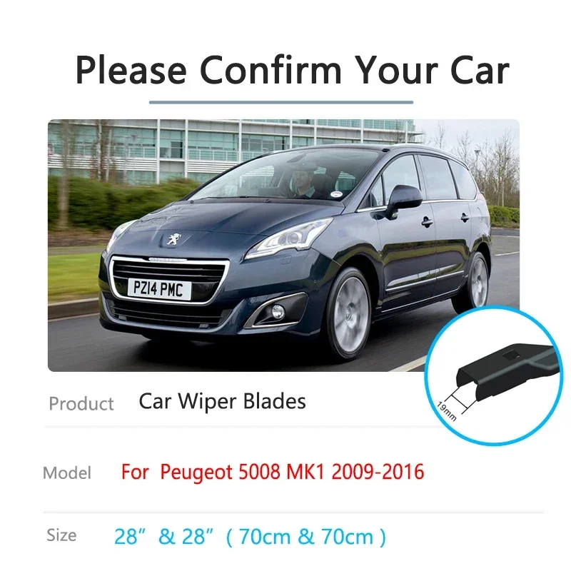 For Peugeot 5008 MK1 Part 2009~2016 28 28 Car Accessories Rubber Strip Refill Front Wiper Blades Windshield Windscreen Window
For Peugeot 5008 MK1 Part 2009~2016 28 28 Car Accessories Rubber Strip Refill Front Wiper Blades Windshield Windscreen Window