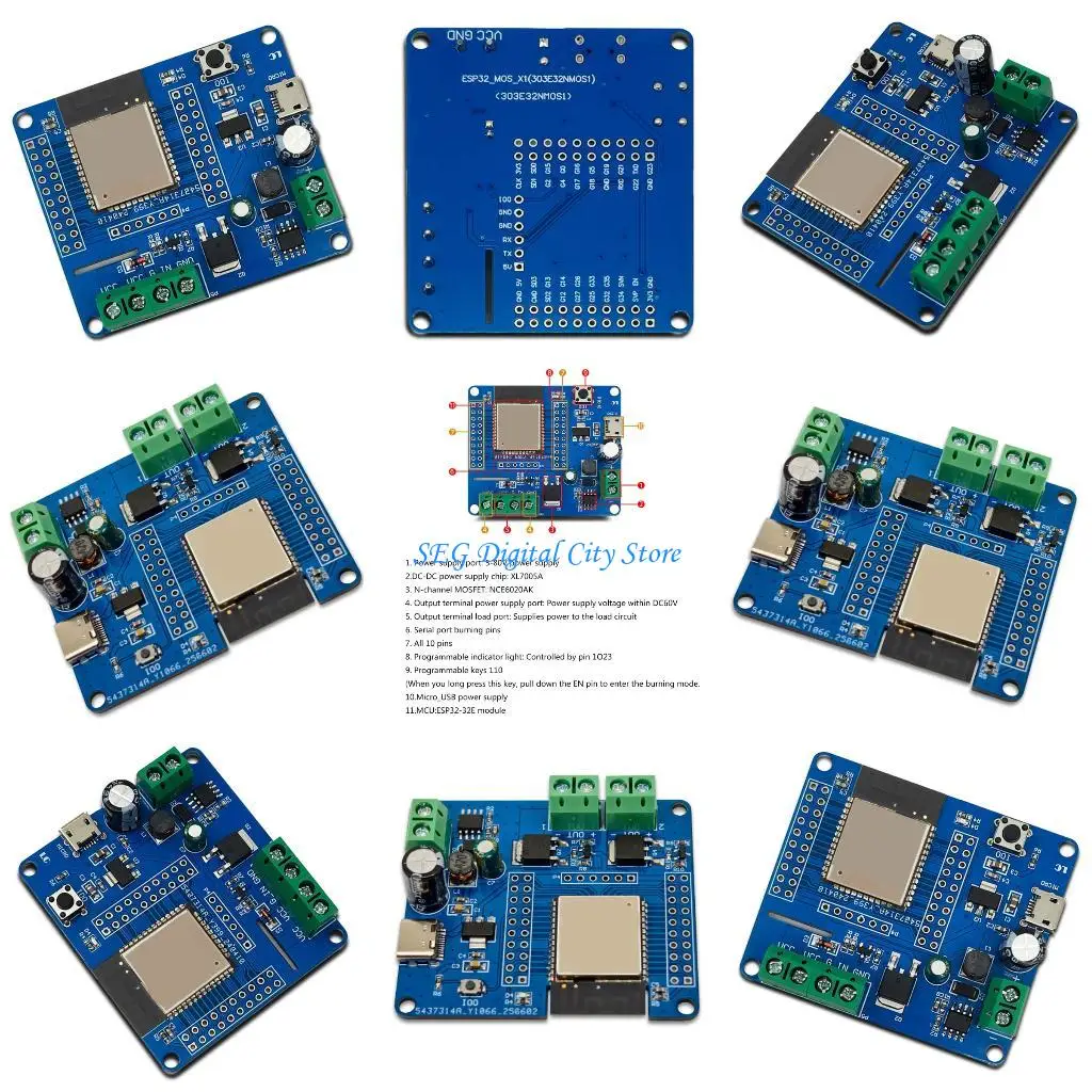 U75B ESP32 Модуль расширения микроконтроллера 5-80 В двойной питания Ble Wi-Fi MOS Плата для автоматизации для автоматизации
U75B ESP32 Модуль расширения микроконтроллера 5-80 В двойной питания Ble Wi-Fi MOS Плата для автоматизации для автоматизации