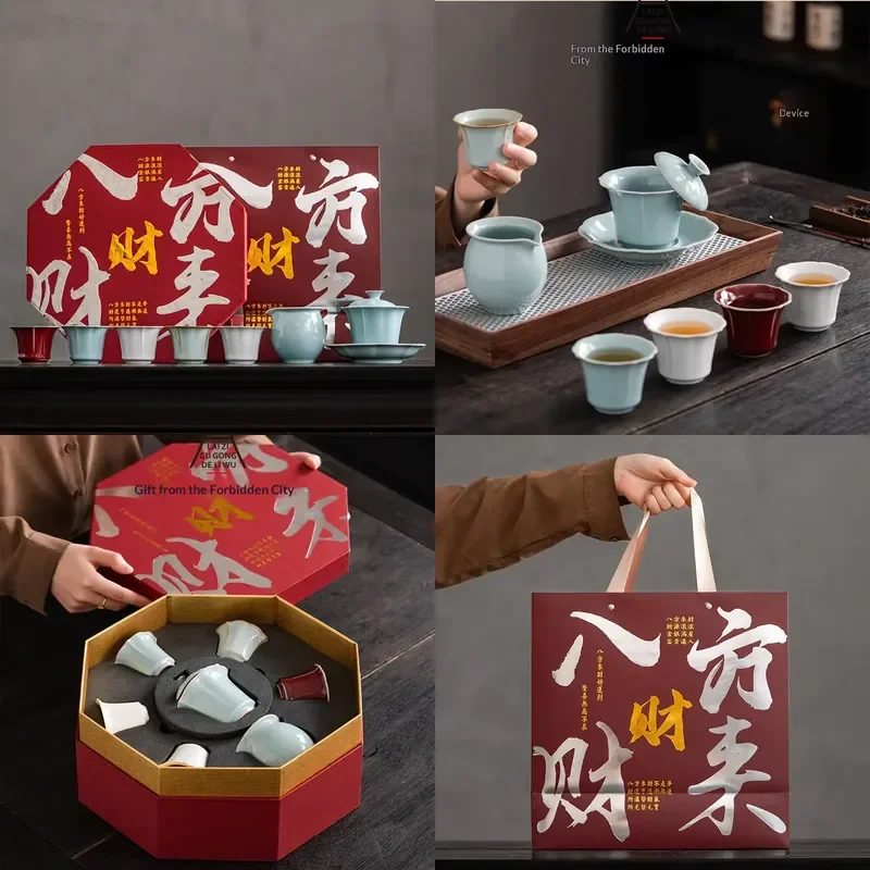 【CHIMU HOME】 Ceramic Set for Chinese-style Kung Fu Ceremony Creative High-end Set
【CHIMU HOME】 Ceramic Set for Chinese-style Kung Fu Ceremony Creative High-end Set
