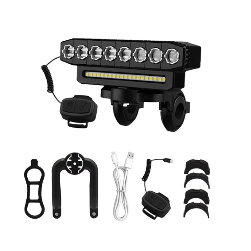 【БОЛЬШАЯ РАСПРОДАЖА】Светодиодный передний фонарь для велосипеда, перезаряжаемый через USB, с ярким светом, простой в установке, 6 режимов, велосипедный фонарь с звонком
【БОЛЬШАЯ РАСПРОДАЖА】Светодиодный передний фонарь для велосипеда, перезаряжаемый через USB, с ярким светом, простой в установке, 6 режимов, велосипедный фонарь с звонком