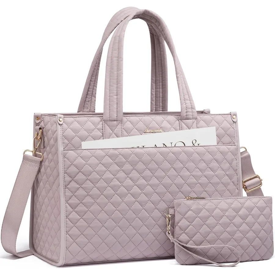 Женская большая сумка для ноутбука, парусиновая рабочая сумка с клатчем для 15,6-дюймового ноутбука, профессиональная учительская деловая офисная сумка
Женская большая сумка для ноутбука, парусиновая рабочая сумка с клатчем для 15,6-дюймового ноутбука, профессиональная учительская деловая офисная сумка