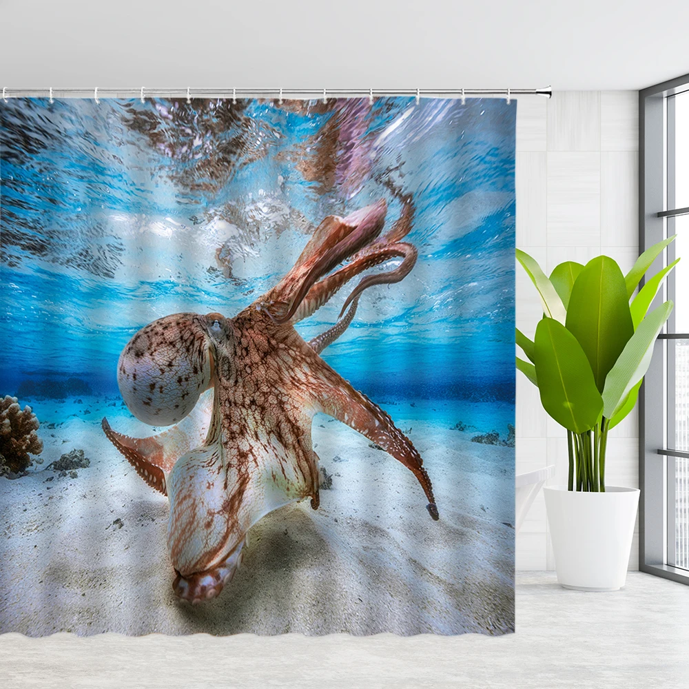 Colorful Fashion Octopus Shower Curtain Durable Fabric Bath Curtains Waterproof Polyester Bathroom Decor with Hooks Screen
Colorful Fashion Octopus Shower Curtain Durable Fabric Bath Curtains Waterproof Polyester Bathroom Decor with Hooks Screen