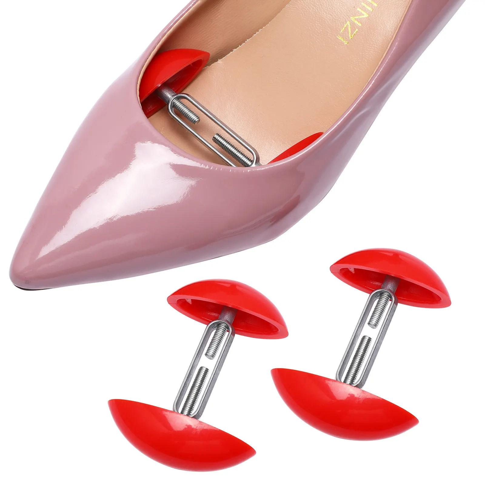 Pair Red Mini Adjustable Shoe Stretcher Shaper Shoe Keeper ABS Aluminum 7-12Cm Width Contoured Heel Shape Support Wrinkle
Pair Red Mini Adjustable Shoe Stretcher Shaper Shoe Keeper ABS Aluminum 7-12Cm Width Contoured Heel Shape Support Wrinkle