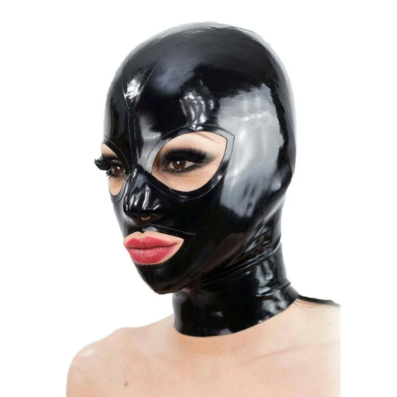 Sexy Latex Hood with Zipper Open Eyes and Mouth Black Mask for Halloween Costume Parties Fetish Events and Themed Performances
Sexy Latex Hood with Zipper Open Eyes and Mouth Black Mask for Halloween Costume Parties Fetish Events and Themed Performances