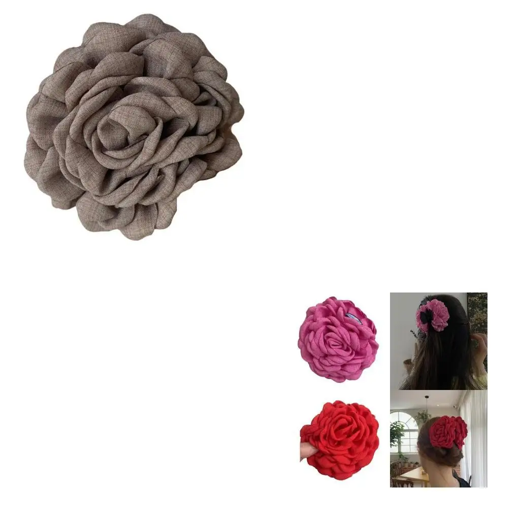 652F Hair Clip for Women Princess Barrettes 3D Camellia Elegant Hair Jaw Clip
652F Hair Clip for Women Princess Barrettes 3D Camellia Elegant Hair Jaw Clip