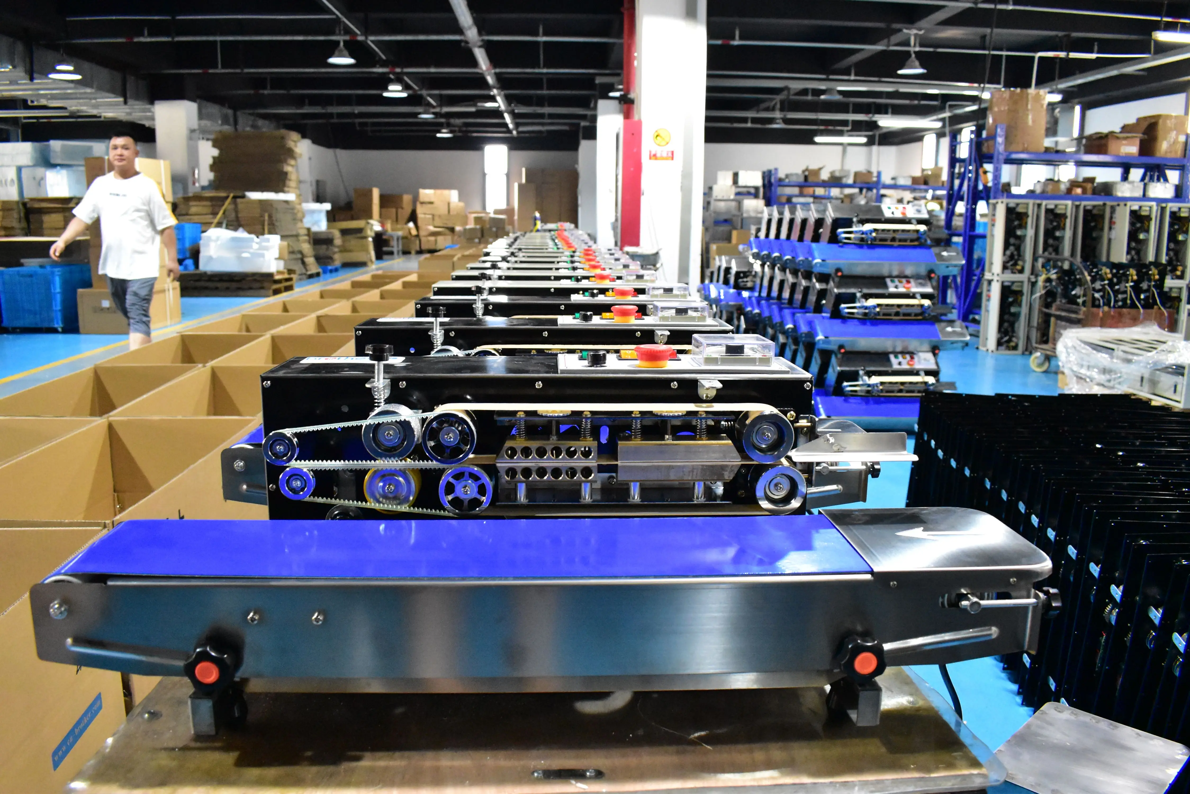 Continuous Nitrogen Gas Filling Flush Plastic Bag Band Sealer Heat Sealing Machines In stock
Continuous Nitrogen Gas Filling Flush Plastic Bag Band Sealer Heat Sealing Machines In stock