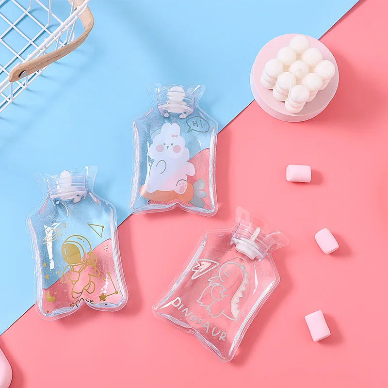 Cartoon transparent animal water-filling hot water bag transparent portable high-density PVC water-filling warm bag
Cartoon transparent animal water-filling hot water bag transparent portable high-density PVC water-filling warm bag
