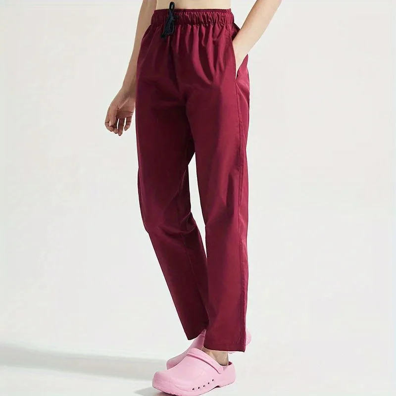 Comfortable Nurse Pants with Drawstring Elastic Waist for Staff
Comfortable Nurse Pants with Drawstring Elastic Waist for Staff