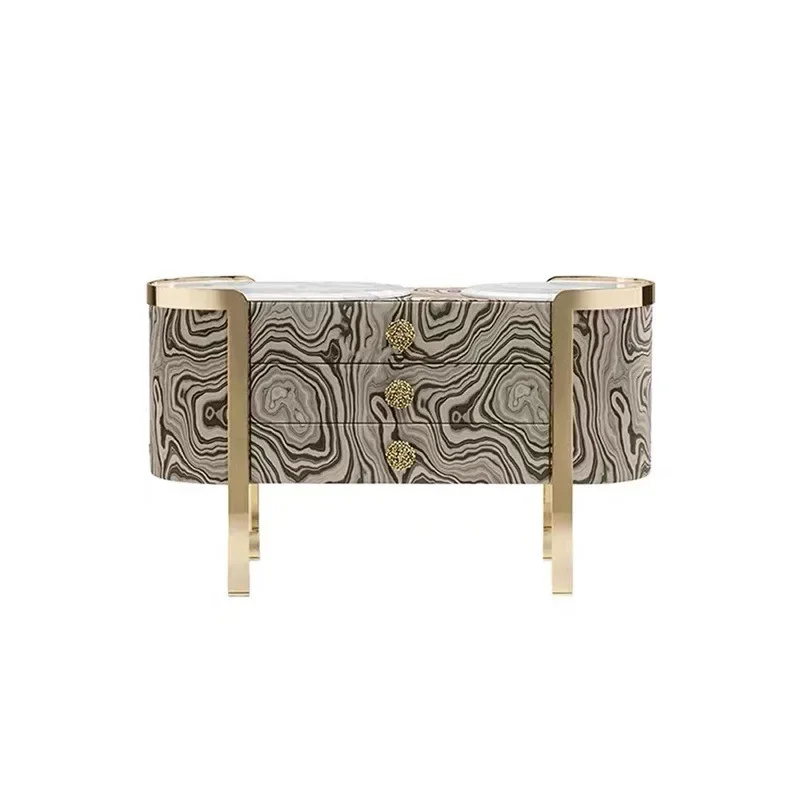 Light luxury door cabinet, high-end creative designer art dining side cabinet, hotel corridor against the wall
Light luxury door cabinet, high-end creative designer art dining side cabinet, hotel corridor against the wall