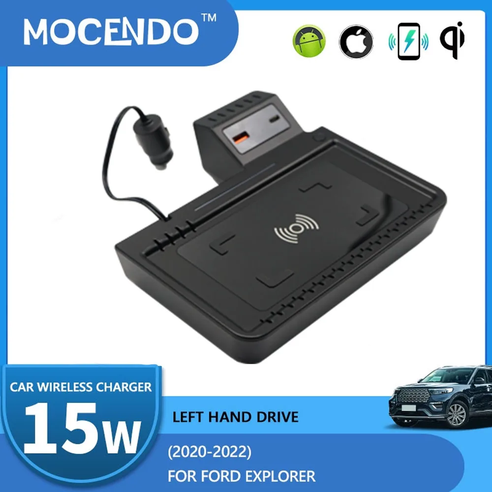 Беспроводное зарядное устройство-подставка для телефона для Ford Explorer 6 Hybrid U625 XLT ST Line 2020-2022, аксессуар для быстрой зарядки
Беспроводное зарядное устройство-подставка для телефона для Ford Explorer 6 Hybrid U625 XLT ST Line 2020-2022, аксессуар для быстрой зарядки