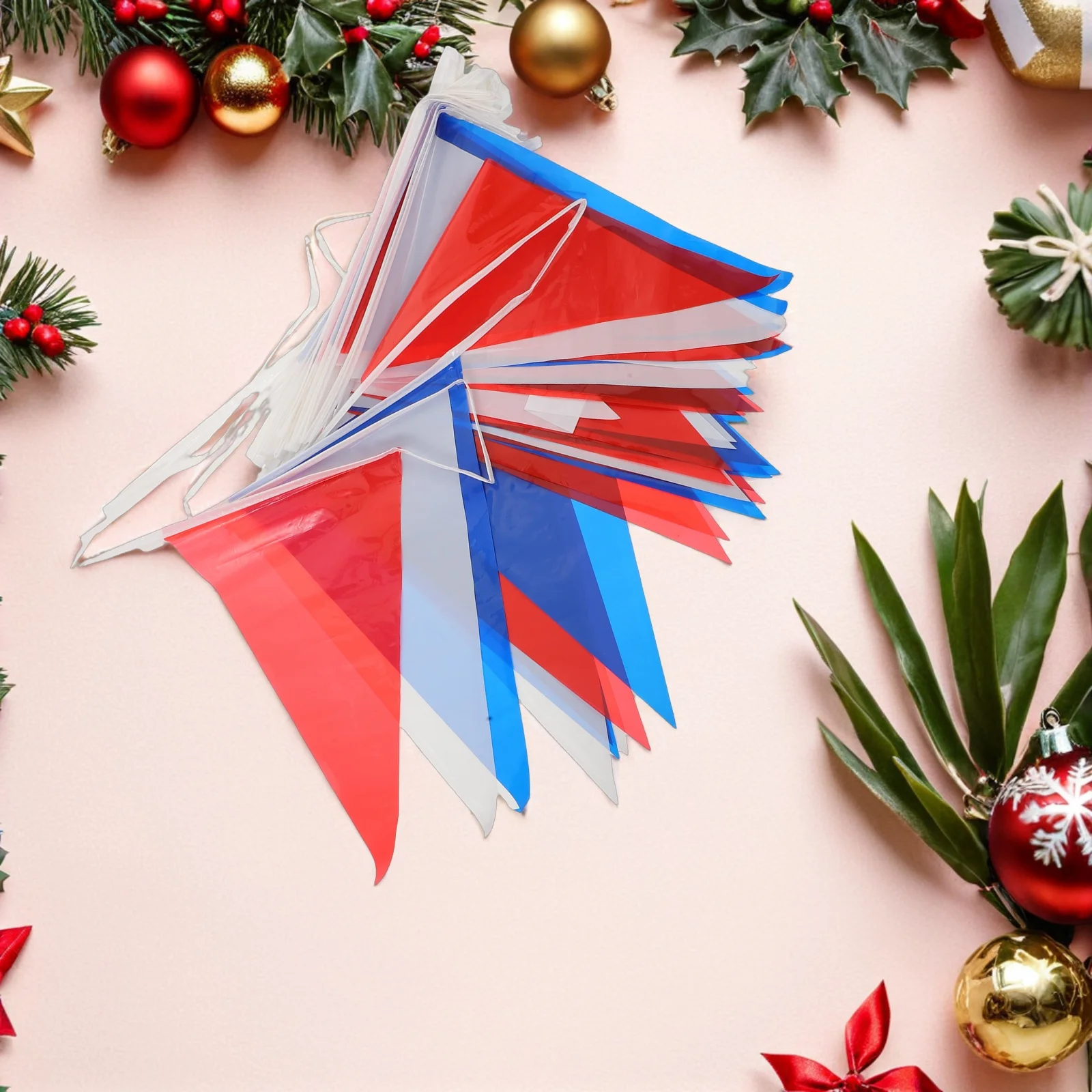 2pcs Red Blue White 118Ft Extra Long Outdoor Party Decoration Banner Weather Resistant Bunting Garland Hanging Triangle Pennant
2pcs Red Blue White 118Ft Extra Long Outdoor Party Decoration Banner Weather Resistant Bunting Garland Hanging Triangle Pennant