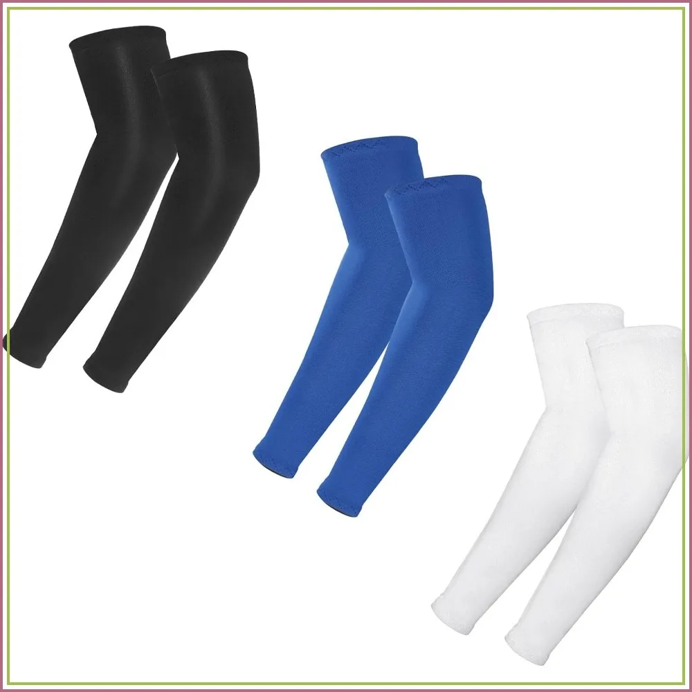 3 Pairs Arm Sleeves for Youth, Breathable Elastic Ice Sleeves for Basketball Football Baseball Sports
3 Pairs Arm Sleeves for Youth, Breathable Elastic Ice Sleeves for Basketball Football Baseball Sports