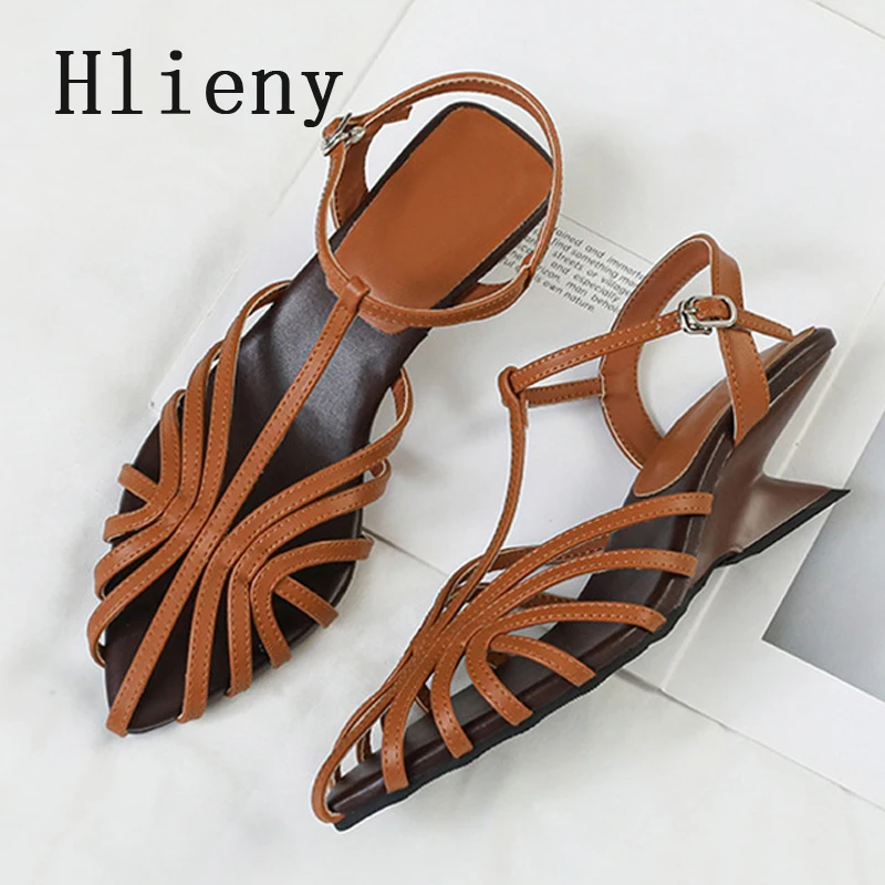 Hlieny Summer Strange Wedges Heels Women Gladiator Sandals Hollow Out Narrow Band Pointed Toe T-Strap Ladies Party Dress Shoes
Hlieny Summer Strange Wedges Heels Women Gladiator Sandals Hollow Out Narrow Band Pointed Toe T-Strap Ladies Party Dress Shoes