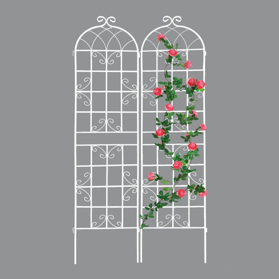 2 Pack Metal Garden Trellis 86.7 x 19.7 Rustproof Trellis for Climbing Plants Outdoor Flower Support
2 Pack Metal Garden Trellis 86.7 x 19.7 Rustproof Trellis for Climbing Plants Outdoor Flower Support