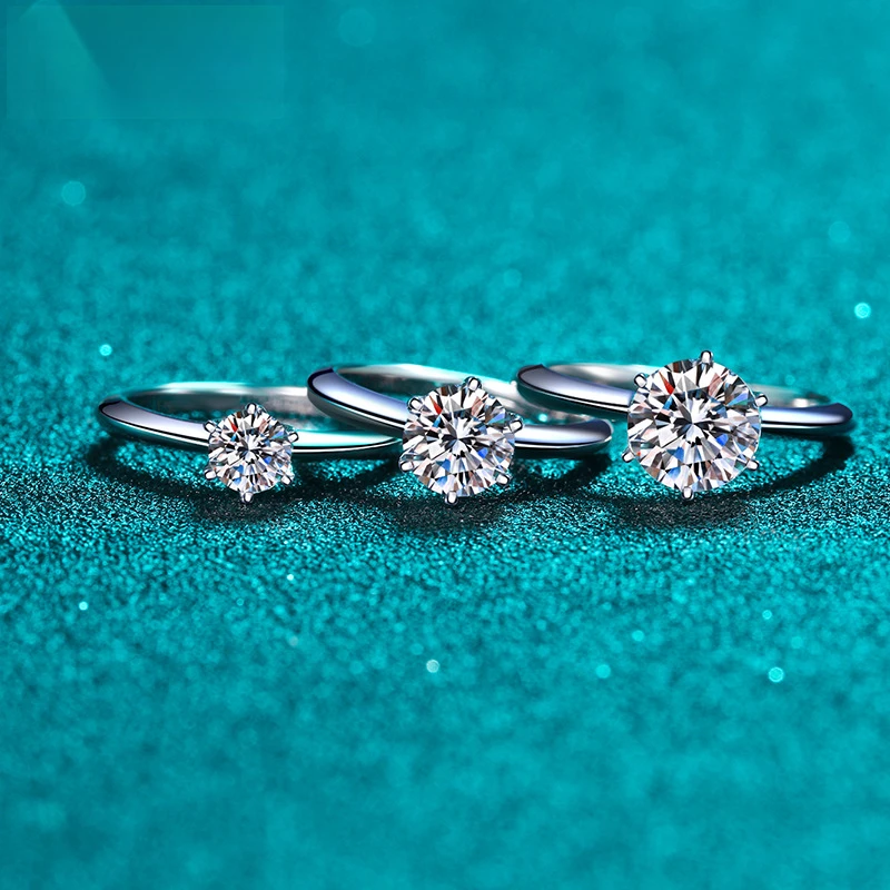 925 Sterling Silver Ring for Women with 50pt/1ct Moissanite 6 Prong PT950 Gold Plated T-Style Engagement Ring 2025 Free Shipping
925 Sterling Silver Ring for Women with 50pt/1ct Moissanite 6 Prong PT950 Gold Plated T-Style Engagement Ring 2025 Free Shipping