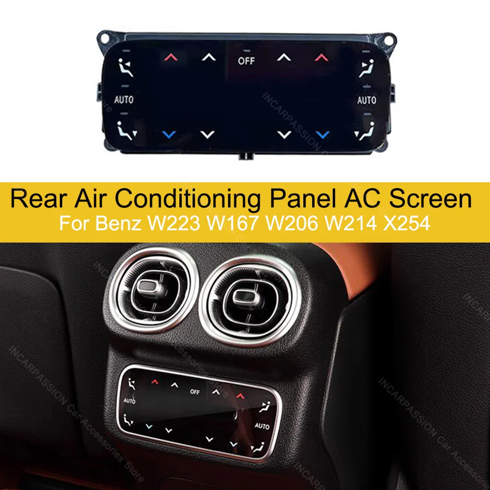 Rear Air Conditioning Panel AC Screen Upgrade For Mercedes Benz W223 W167 W206 W214 X254 Rear AC button LCD Control Panel
Rear Air Conditioning Panel AC Screen Upgrade For Mercedes Benz W223 W167 W206 W214 X254 Rear AC button LCD Control Panel