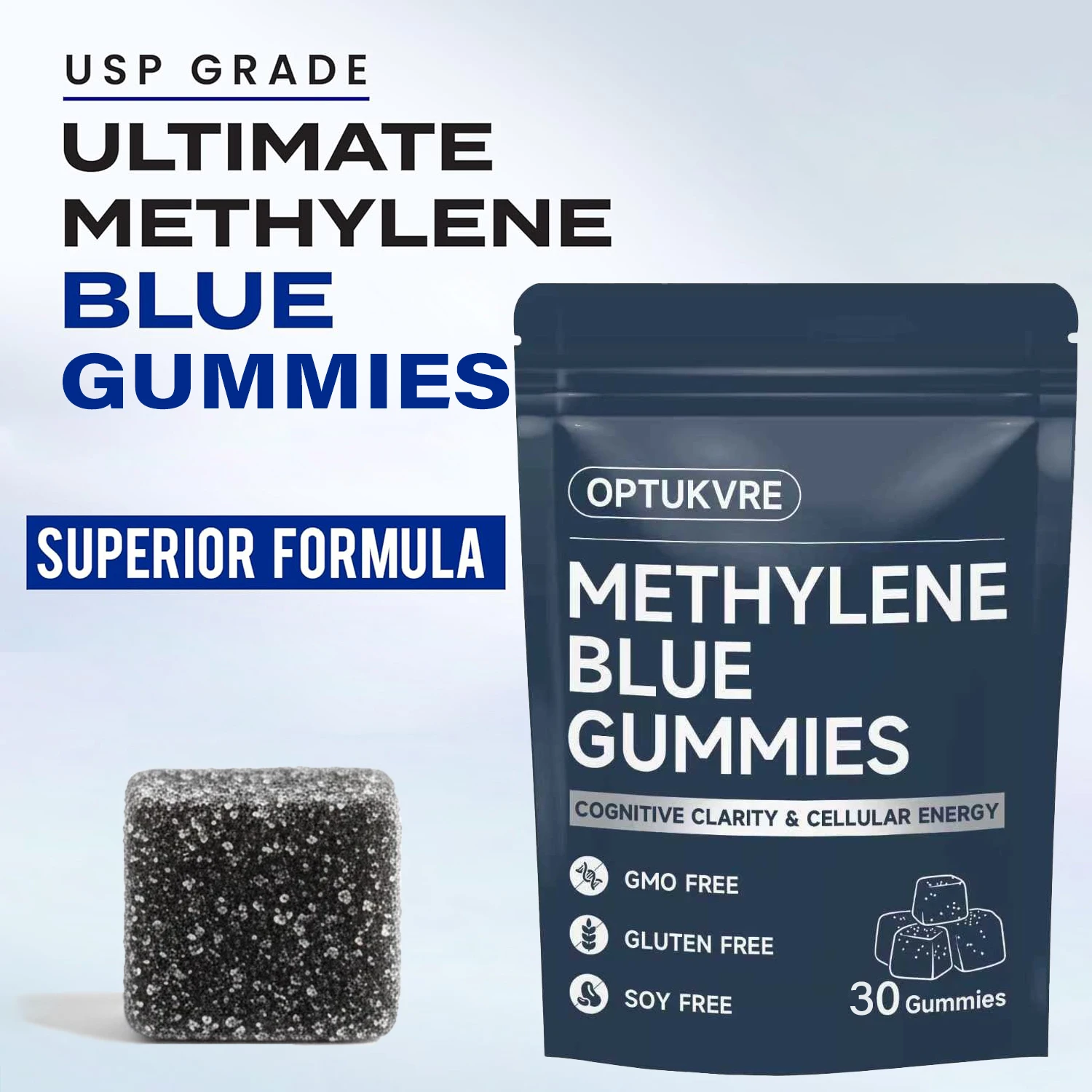 Methylene Blue Gummies, 5mg of Methylene Blue Per Gummy for Sustained Energy, Mental Clarity, Lifted Mood, Sharper Focus
Methylene Blue Gummies, 5mg of Methylene Blue Per Gummy for Sustained Energy, Mental Clarity, Lifted Mood, Sharper Focus