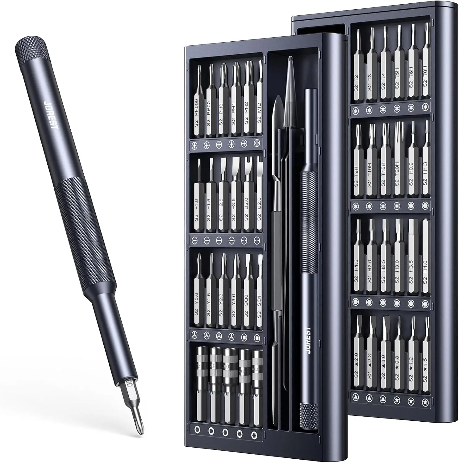 50-in-1 Precision Screwdriver Set with Magnetic Bits for Electronics, Laptops, Gaming Consoles & Small Appliances
50-in-1 Precision Screwdriver Set with Magnetic Bits for Electronics, Laptops, Gaming Consoles & Small Appliances