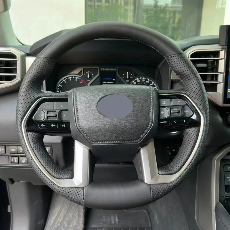 For Toyota Tundra Tacoma Sequoia Crewmax 2022-2025 Car Steering Wheel Cover Customized Diy Manual Sewing Microfiber Leather
For Toyota Tundra Tacoma Sequoia Crewmax 2022-2025 Car Steering Wheel Cover Customized Diy Manual Sewing Microfiber Leather