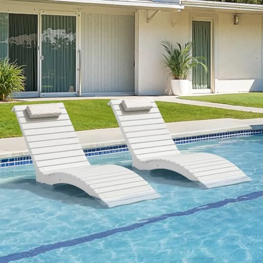 Pool Lounge Chairs Outdoor set of 2 Aquawave Lounge Chair, HDPS Long Pool Chairs for in Pools, Weighted All Weather Tanning Cha
Pool Lounge Chairs Outdoor set of 2 Aquawave Lounge Chair, HDPS Long Pool Chairs for in Pools, Weighted All Weather Tanning Cha