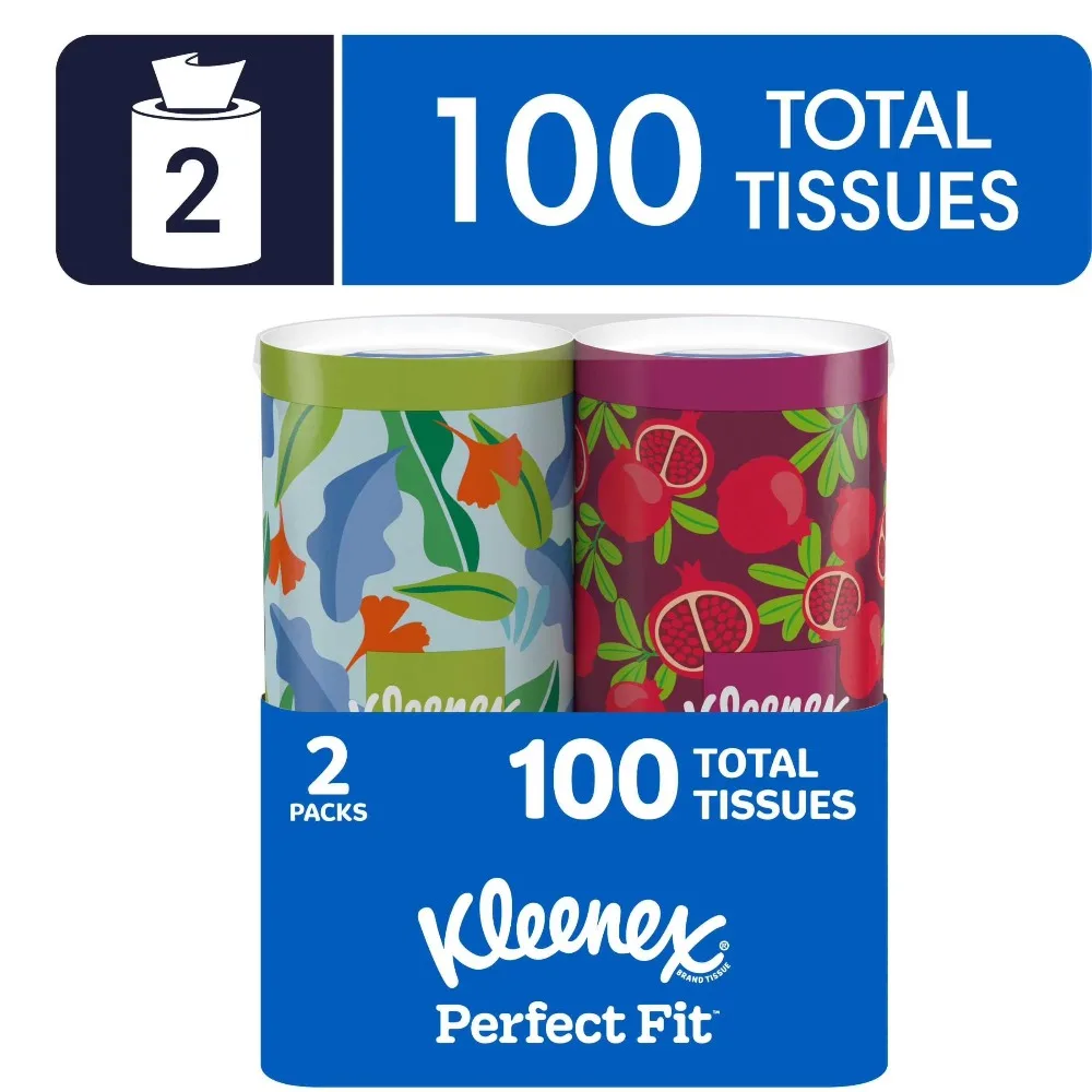 Facial Tissues 2 Canister Boxes 2-Ply Soft Tissues 50 Tissues per Box Disposable Tissues for Home Office Travel
Facial Tissues 2 Canister Boxes 2-Ply Soft Tissues 50 Tissues per Box Disposable Tissues for Home Office Travel