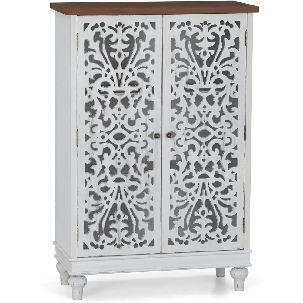 Sophia & William Tall Storage Cabinet 47.4", Decorative 2-Door Tall Accent Cabinet, for Living Room, Dining Room, White
Sophia & William Tall Storage Cabinet 47.4", Decorative 2-Door Tall Accent Cabinet, for Living Room, Dining Room, White