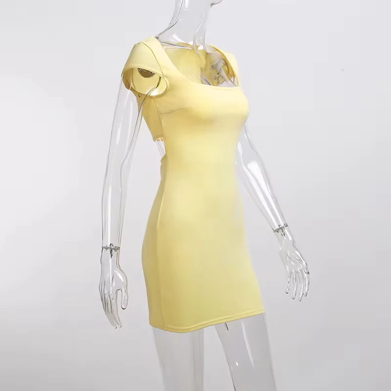 Square collar sexy dress 2024 summer new pure want to Spice Girl Low-cut figure slim slim tight skirt woman
Square collar sexy dress 2024 summer new pure want to Spice Girl Low-cut figure slim slim tight skirt woman