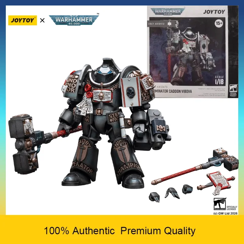 JOYTOY Warhammer 40K Grey Knights Terminator Caddon Vibova 1/18 Fully Articulated Action Figure Collectible Model Pre-order
JOYTOY Warhammer 40K Grey Knights Terminator Caddon Vibova 1/18 Fully Articulated Action Figure Collectible Model Pre-order