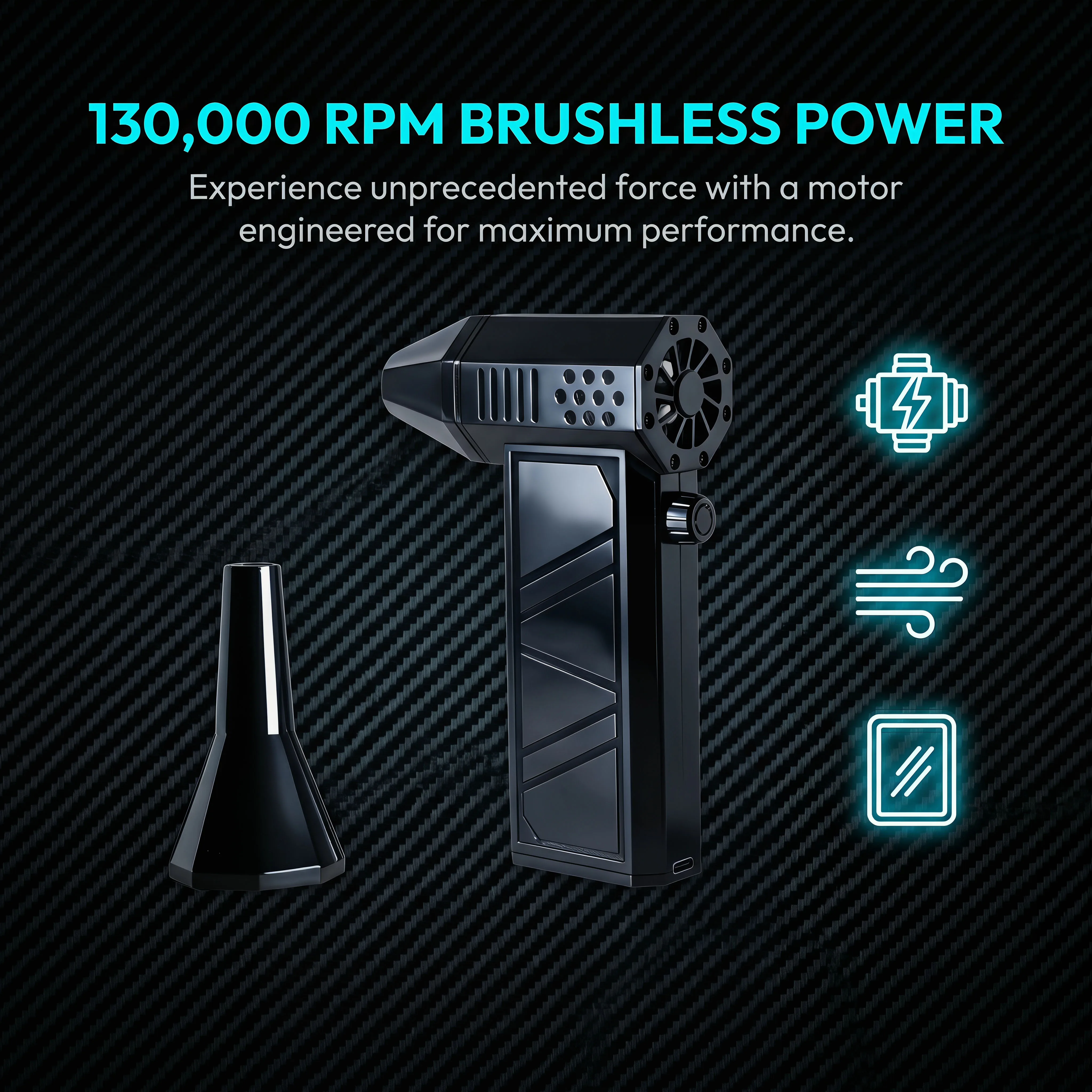 Violent Fan 130000RPM Turbo Fan Electric Air Duster Car Fan Cleaning Blower Cleaner For PC/Keyboard/Home/Car Cleaning
Violent Fan 130000RPM Turbo Fan Electric Air Duster Car Fan Cleaning Blower Cleaner For PC/Keyboard/Home/Car Cleaning