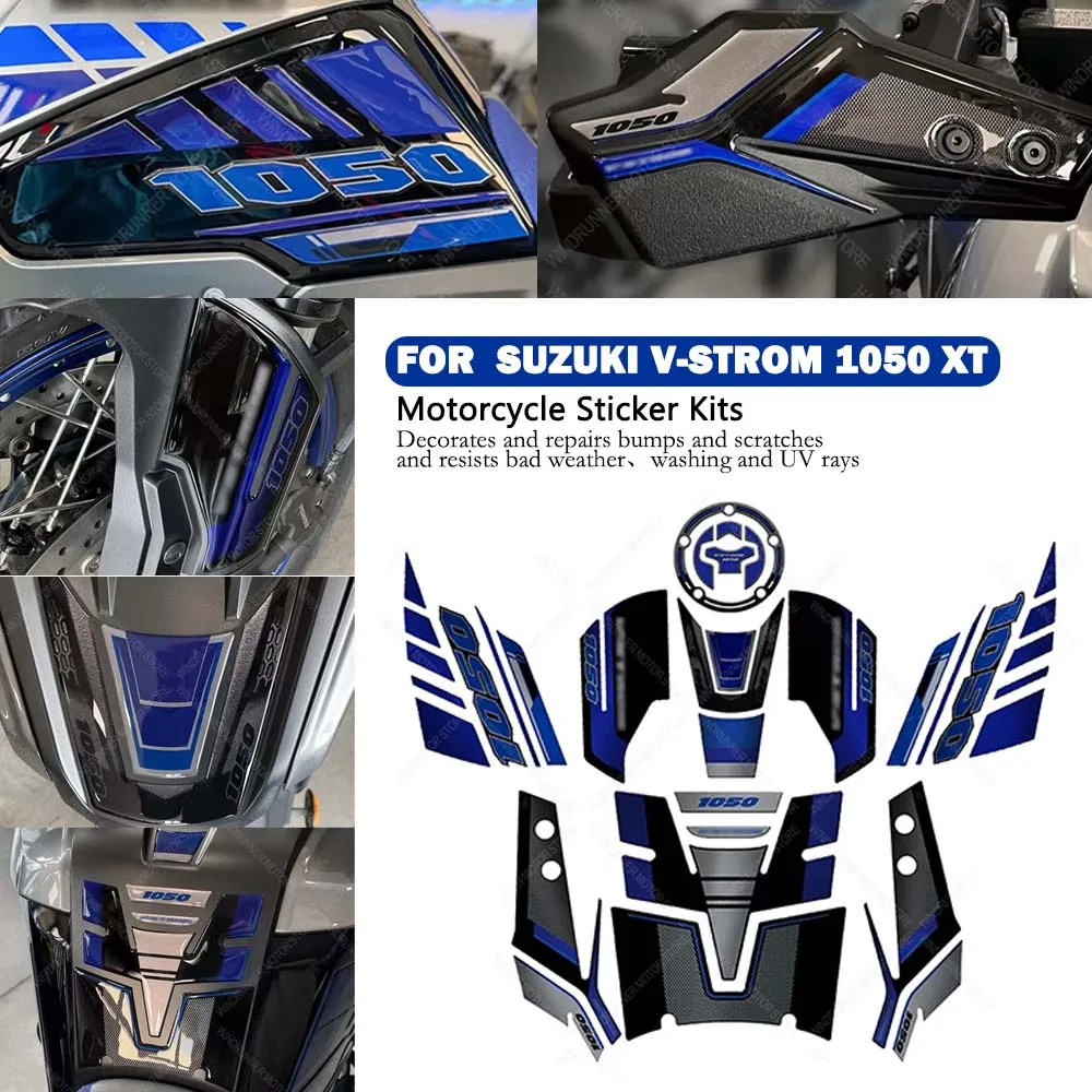 For V-STROM 1050 XT 3D Epoxy Resin Sticker Scratchproof Motorcycle Fuel Tank Pad Protective Sticker Kit Full Body Decal
For V-STROM 1050 XT 3D Epoxy Resin Sticker Scratchproof Motorcycle Fuel Tank Pad Protective Sticker Kit Full Body Decal