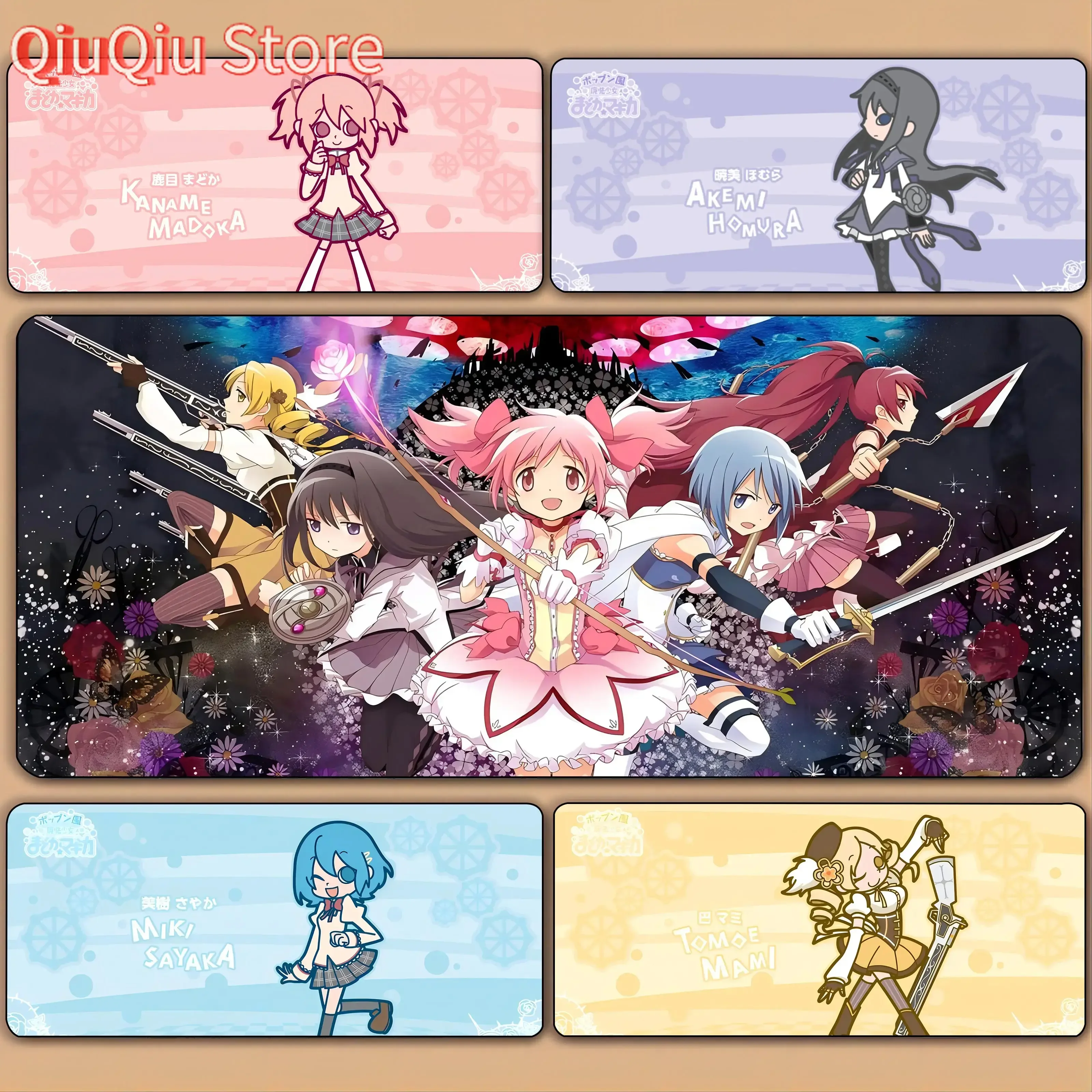 Puella Magi Madokas Magicas Mousepad HD Printing Computer Gamers Locking Edge Non-slip Mouse Pad XXL90x40cm Keyboard PC Desk Pad
Puella Magi Madokas Magicas Mousepad HD Printing Computer Gamers Locking Edge Non-slip Mouse Pad XXL90x40cm Keyboard PC Desk Pad