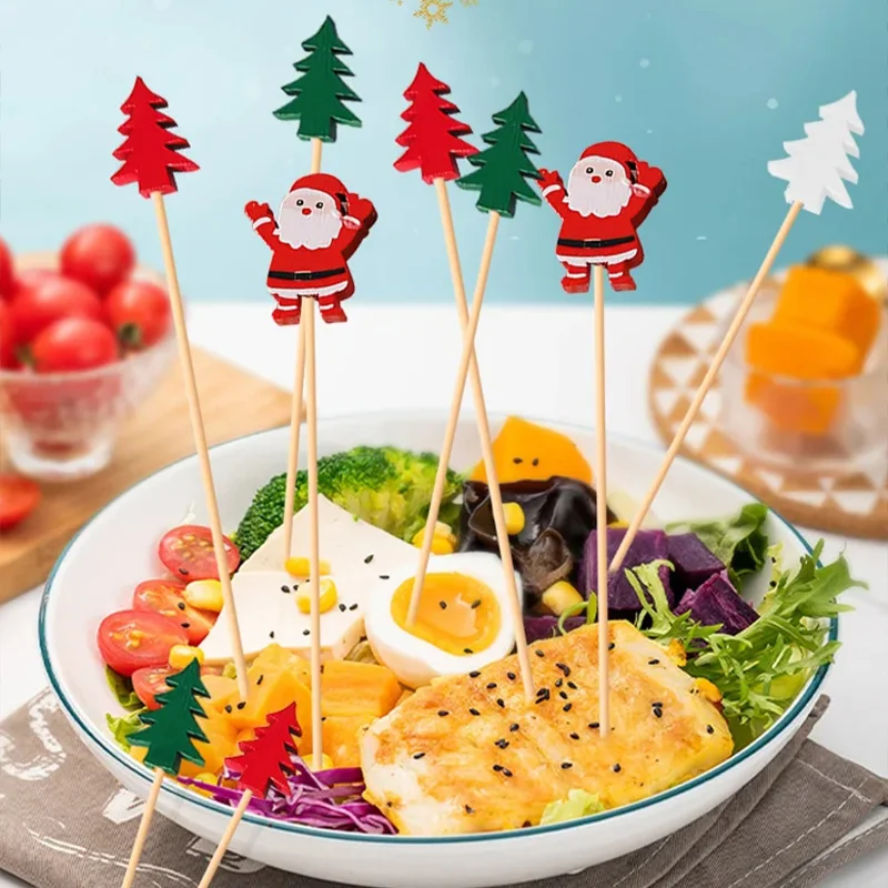 100pcs Christmas Decoration Fruit Sticks Bamboo Christmas Tree Santa Claus Sticks Disposable Xmas Ornaments Cocktail Decor Stick
100pcs Christmas Decoration Fruit Sticks Bamboo Christmas Tree Santa Claus Sticks Disposable Xmas Ornaments Cocktail Decor Stick