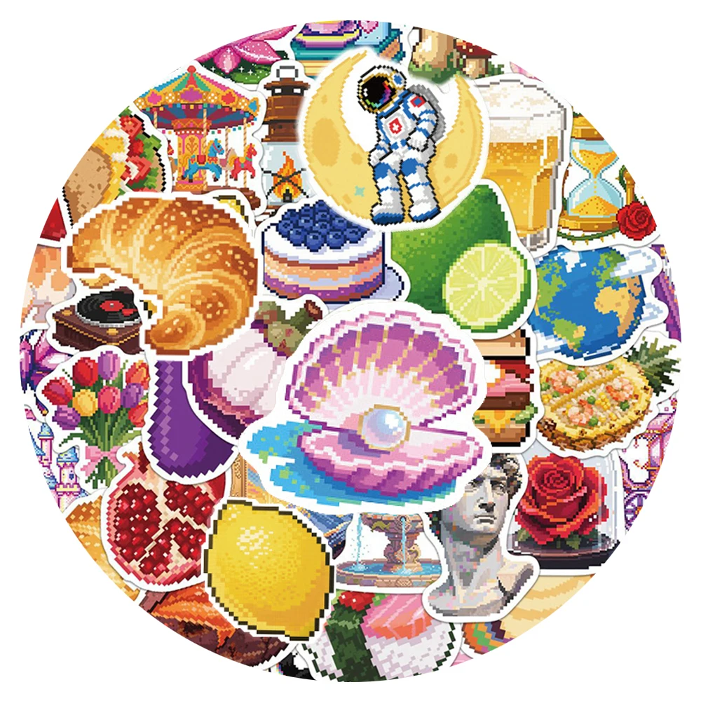 10/30/50pcs Creative Pixel Art Pattern Stickers Cute Cartoon Sticker Decoration Water Bottle Suitcase Phone Graffiti Decals Pack
10/30/50pcs Creative Pixel Art Pattern Stickers Cute Cartoon Sticker Decoration Water Bottle Suitcase Phone Graffiti Decals Pack