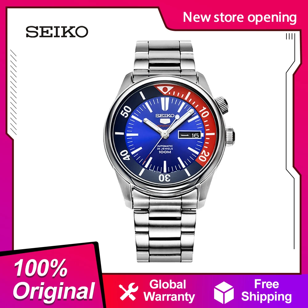 Seiko 5 оригинальные японские автоматические часы 10 бар водонепроницаемые светящиеся спортивные часы для мужчин
Seiko 5 оригинальные японские автоматические часы 10 бар водонепроницаемые светящиеся спортивные часы для мужчин